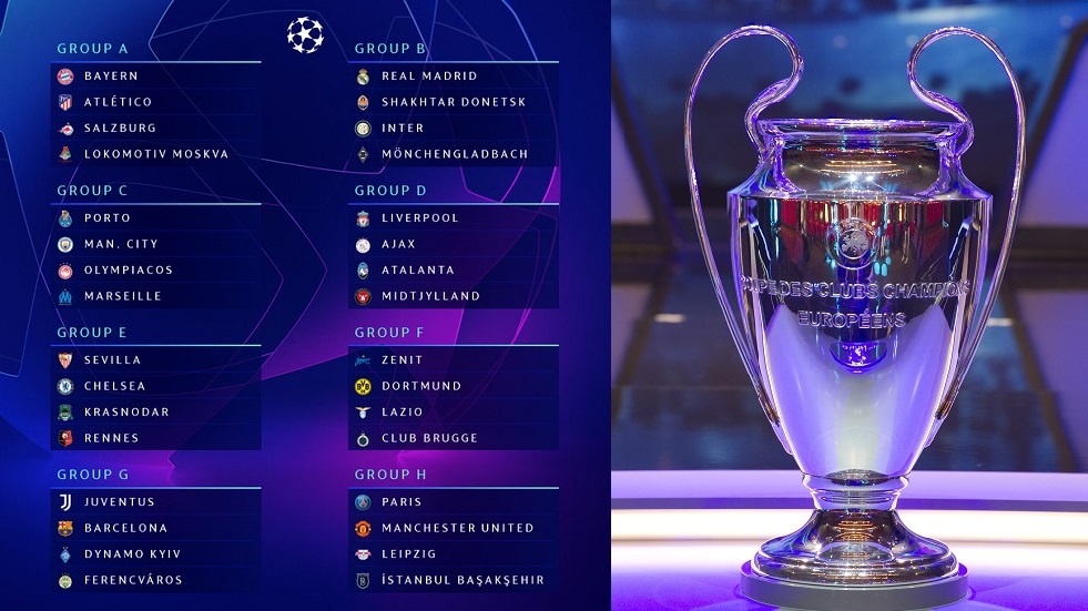 جدول مباريات دوري أبطال أوروبا